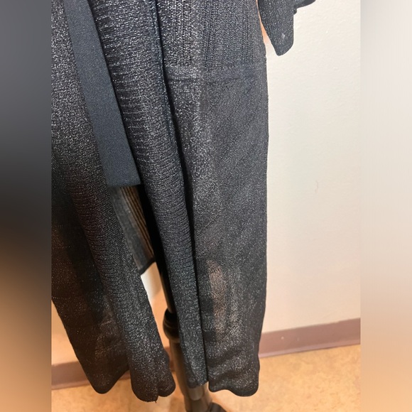 Catherine’s Black Metallic Open Jacket-size 2X (22/24) - Picture 5 of 8